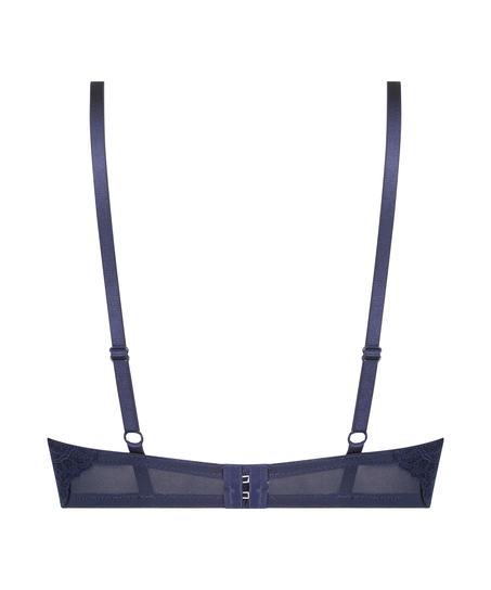 Polstret longline b&oslash;jle-bh med pushup Tracey, Bl&aring;