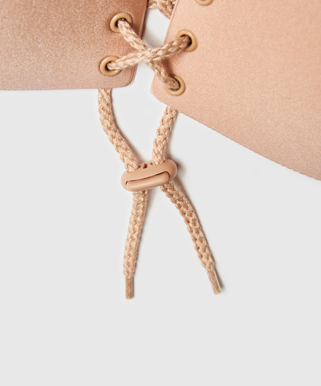 Push-up selvklæbende bh med vinge, Beige