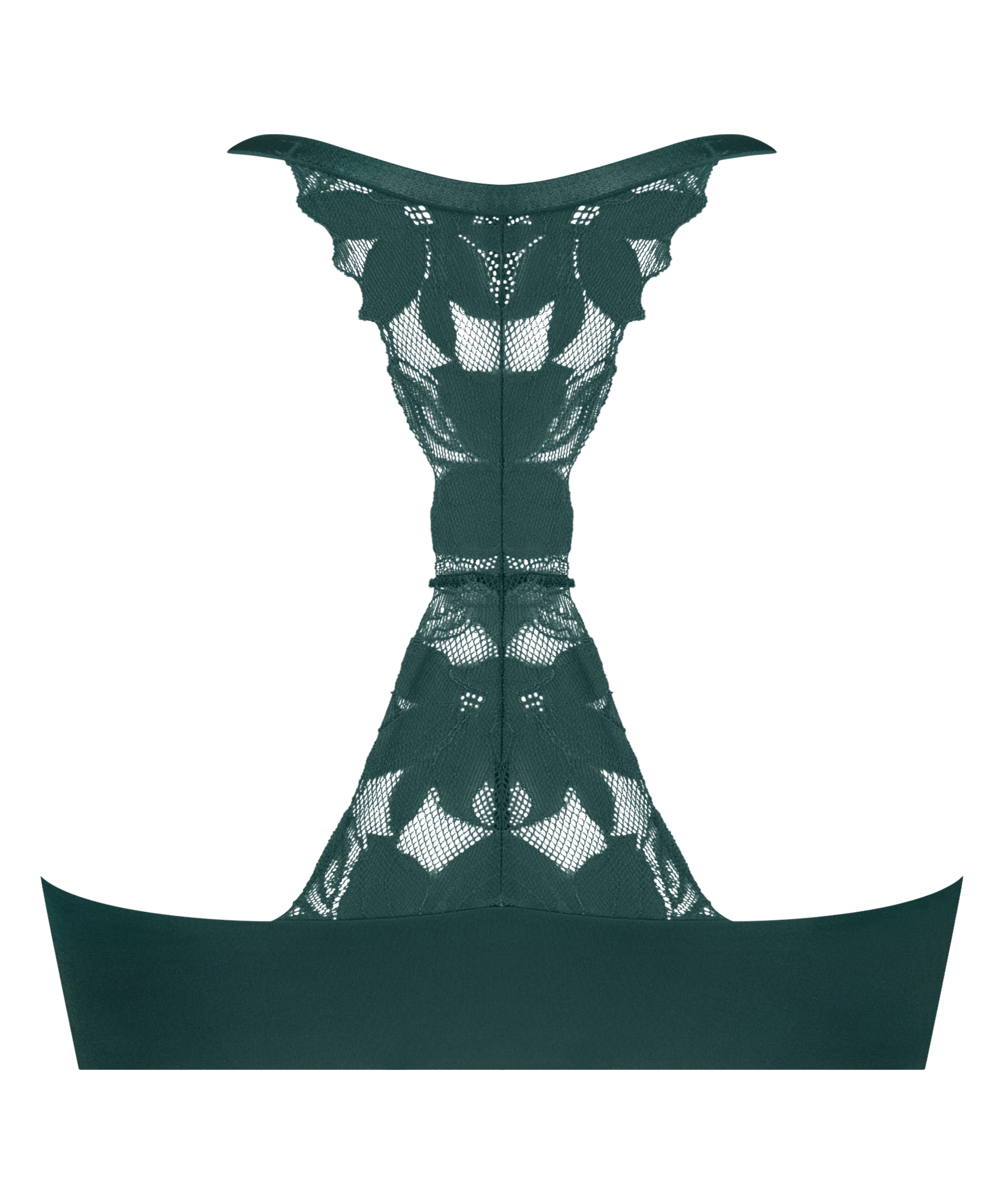 Lana formstøbt pushup-bøjle-bh, Grøn, main