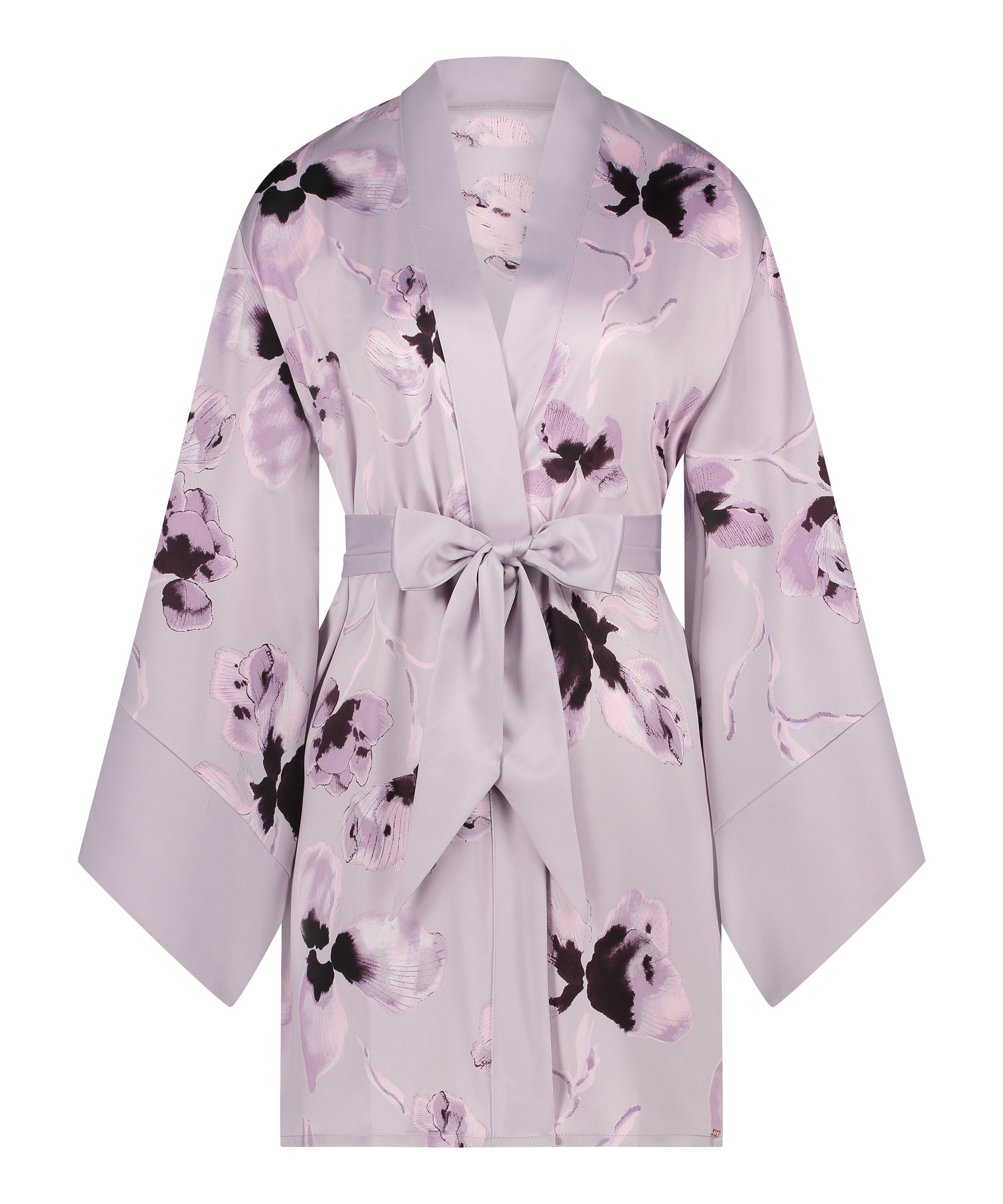 Satin kimono, Lilla, main