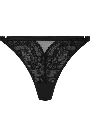 Hunkemöller Sabrina g-streng med høj benudskæring sort