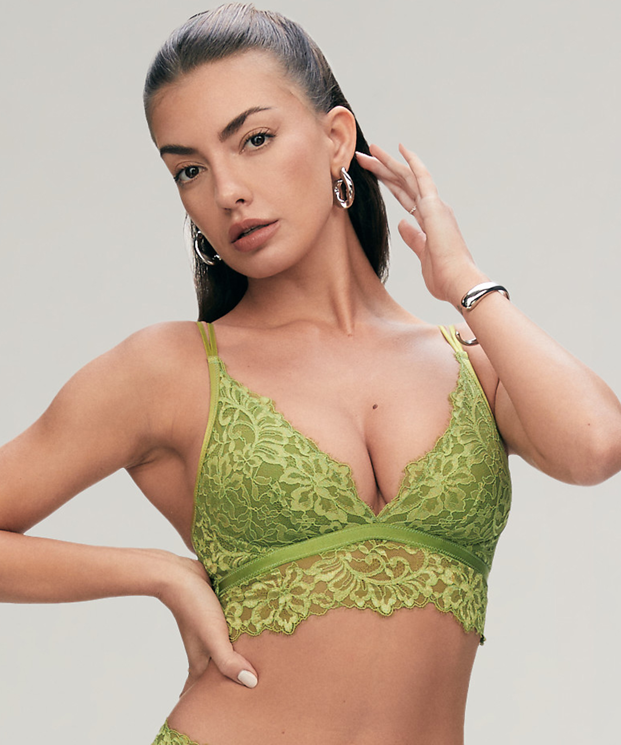 Bralette Isabella, Grøn, main