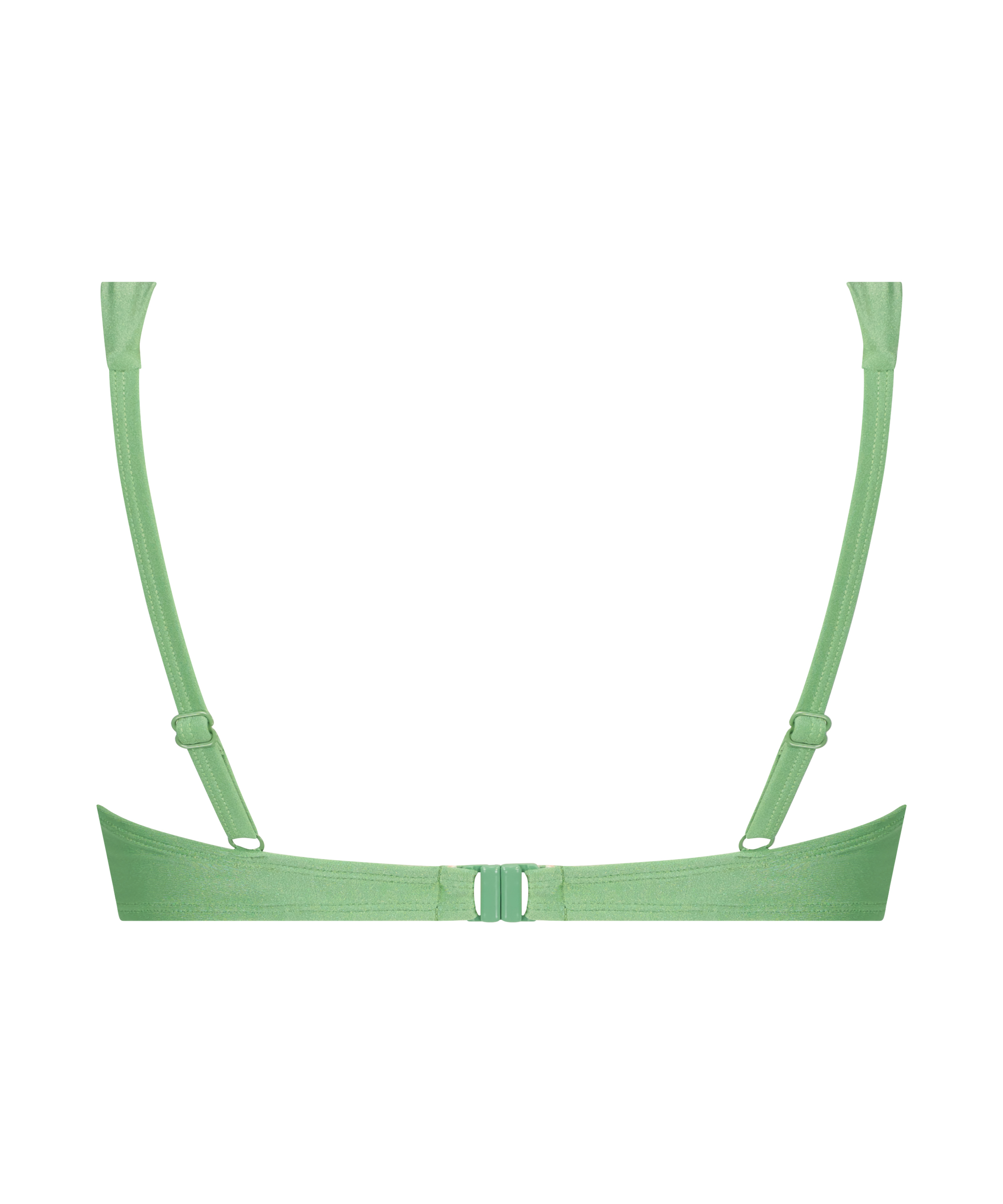 Ikke-formstøbt bikinitop med bøjle Mauritius, Grøn, main