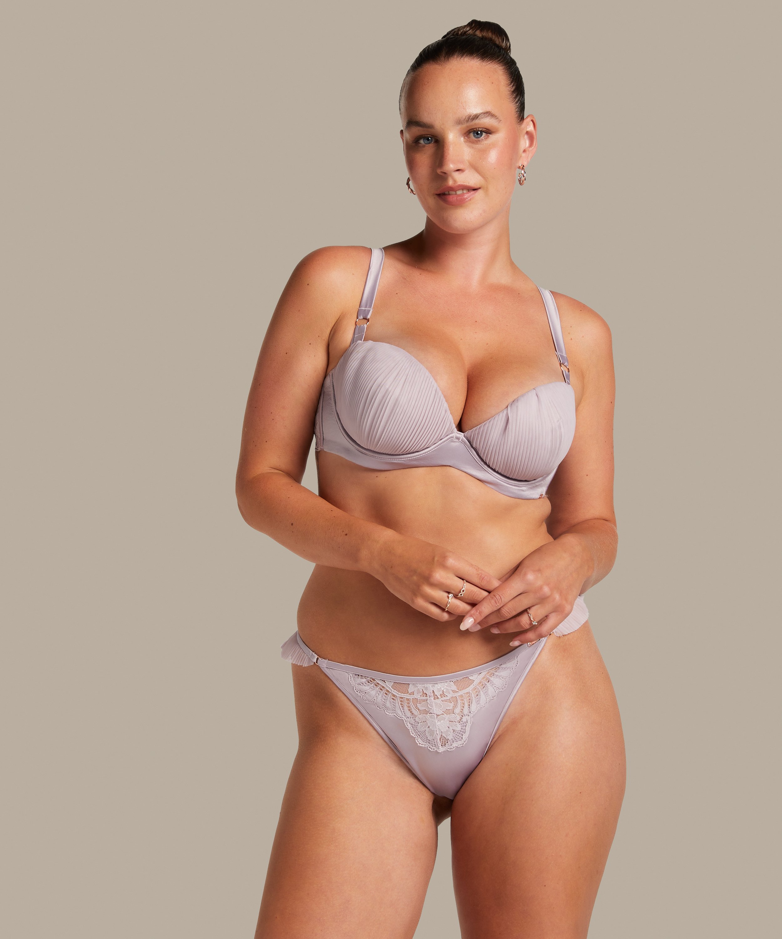 Formstøbt bøjle-bh Antonia, Lilla, main