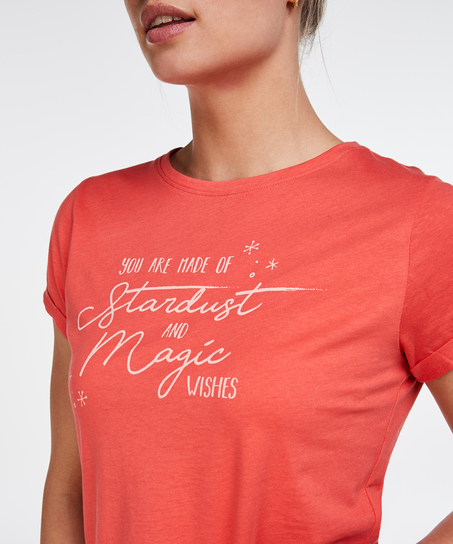 Kort pyjamassæt, Rød