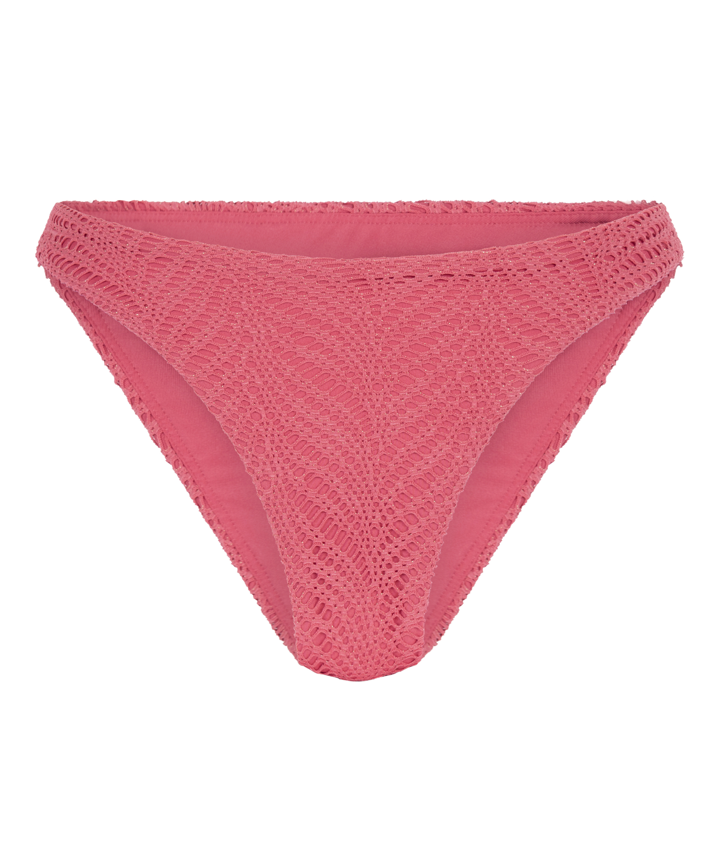 Lanai bikinititrusser med høj benudskæring, pink, main
