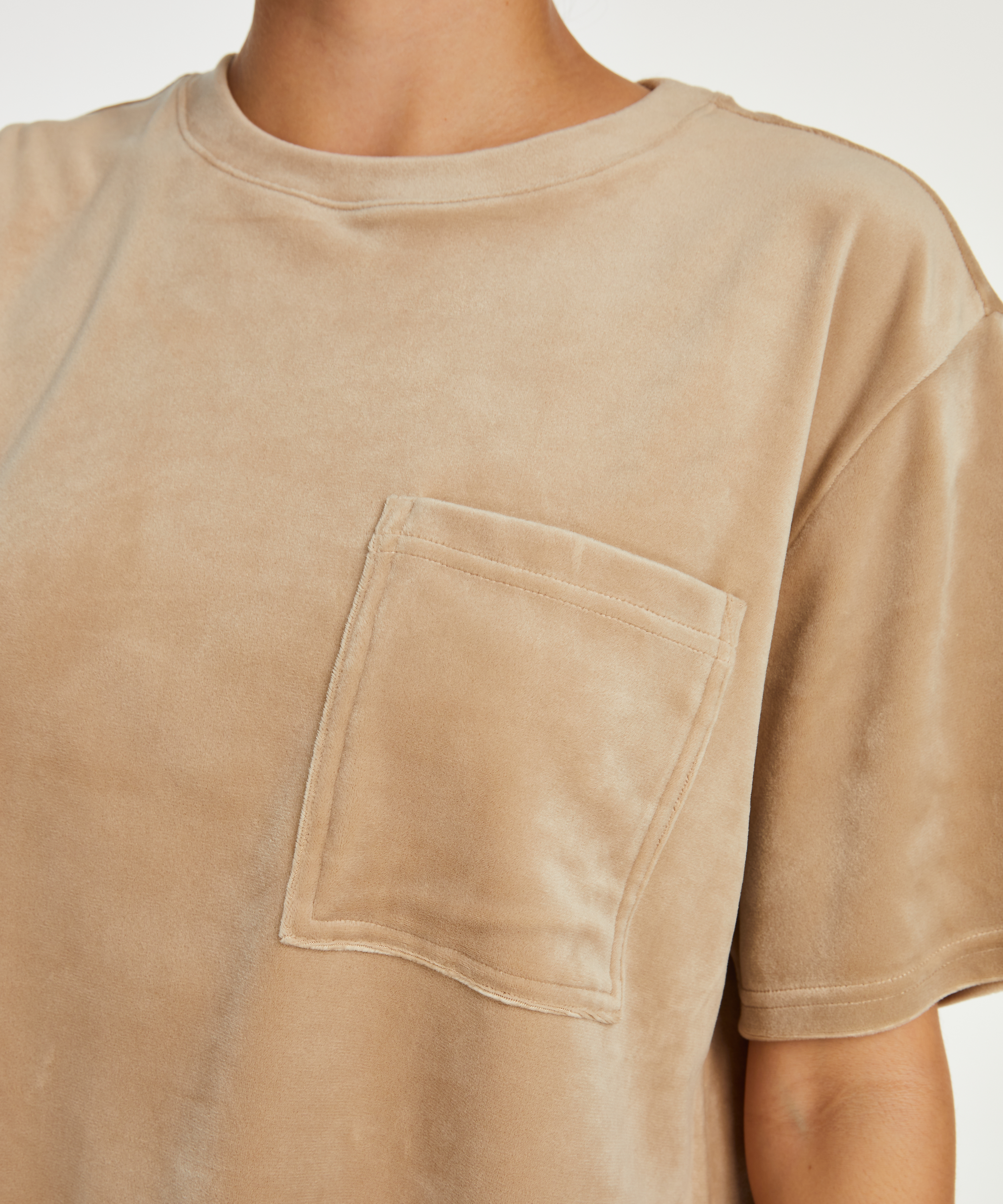 Top fl&oslash;jl Pocket, Beige, main