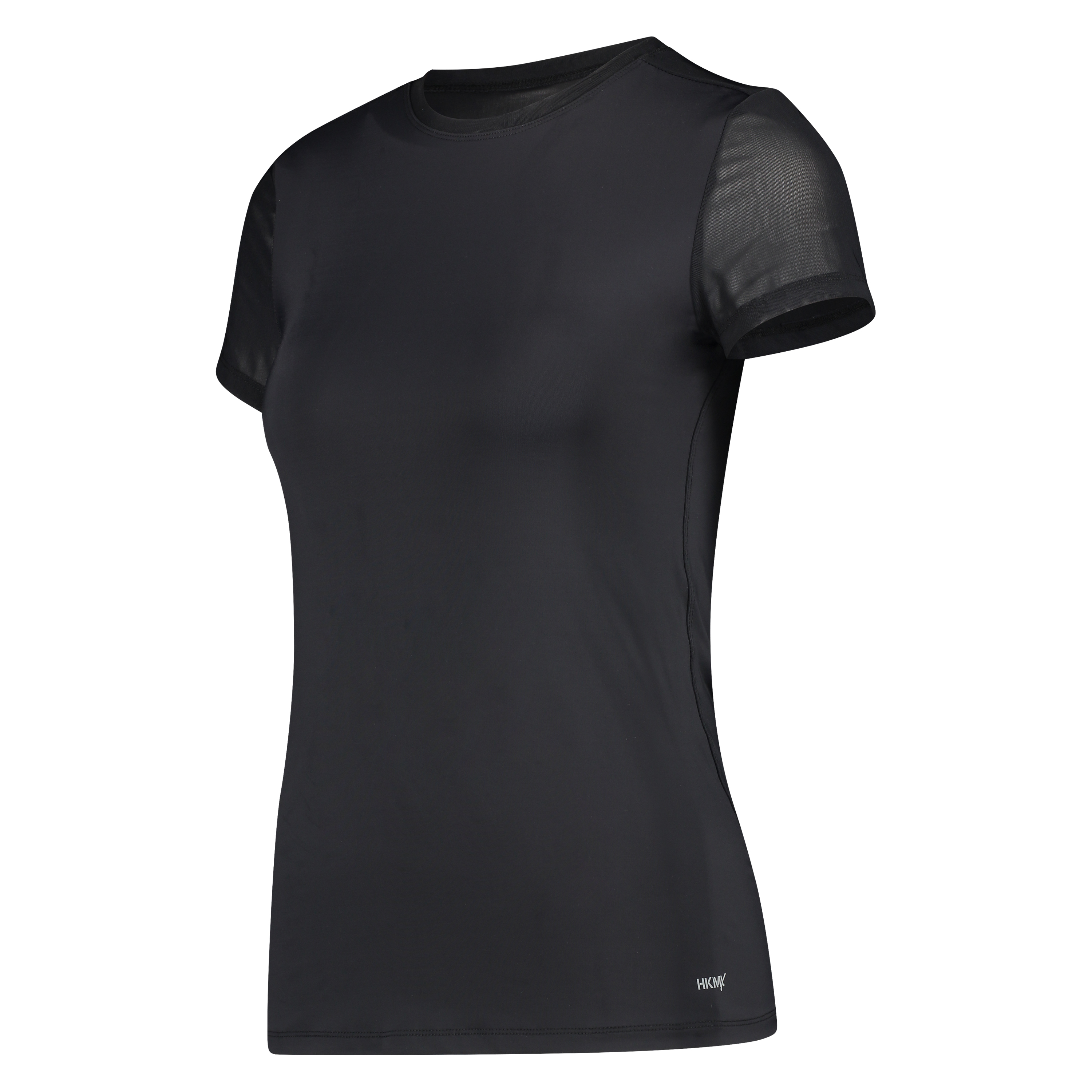 HKMX-sportsshirt med &aring;ben ryg, Sort, main