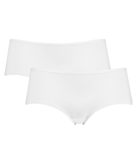Pakke med 2 stk. Kim boxer Cotton, Hvid