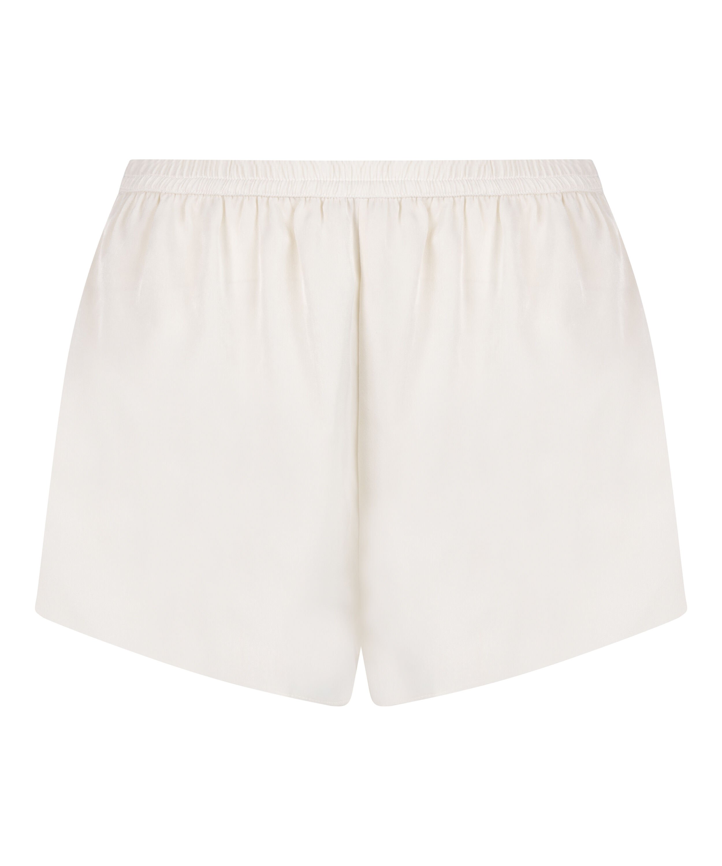 Shorts Satin Minimal, Hvid