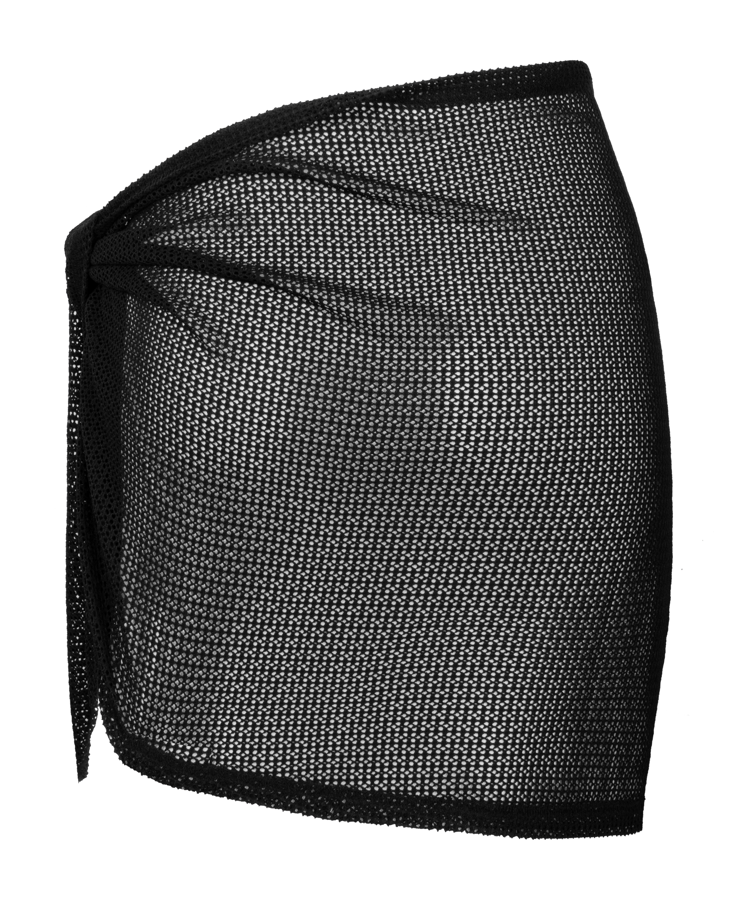 Strikket strandpareo, sort, main