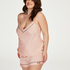 Satin Lace pyjamasshorts, pink