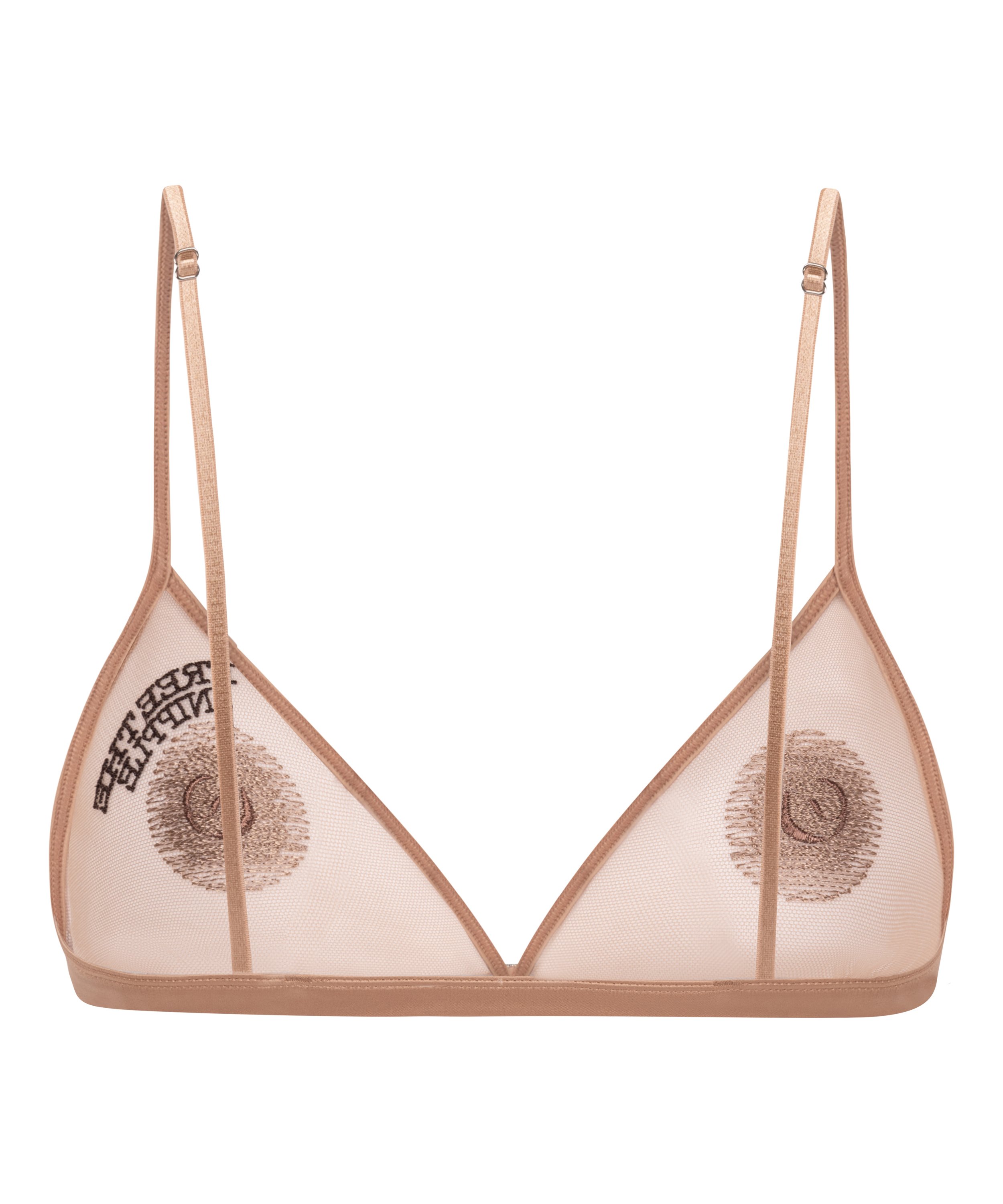 Free The Nipple bralette, Brun, main