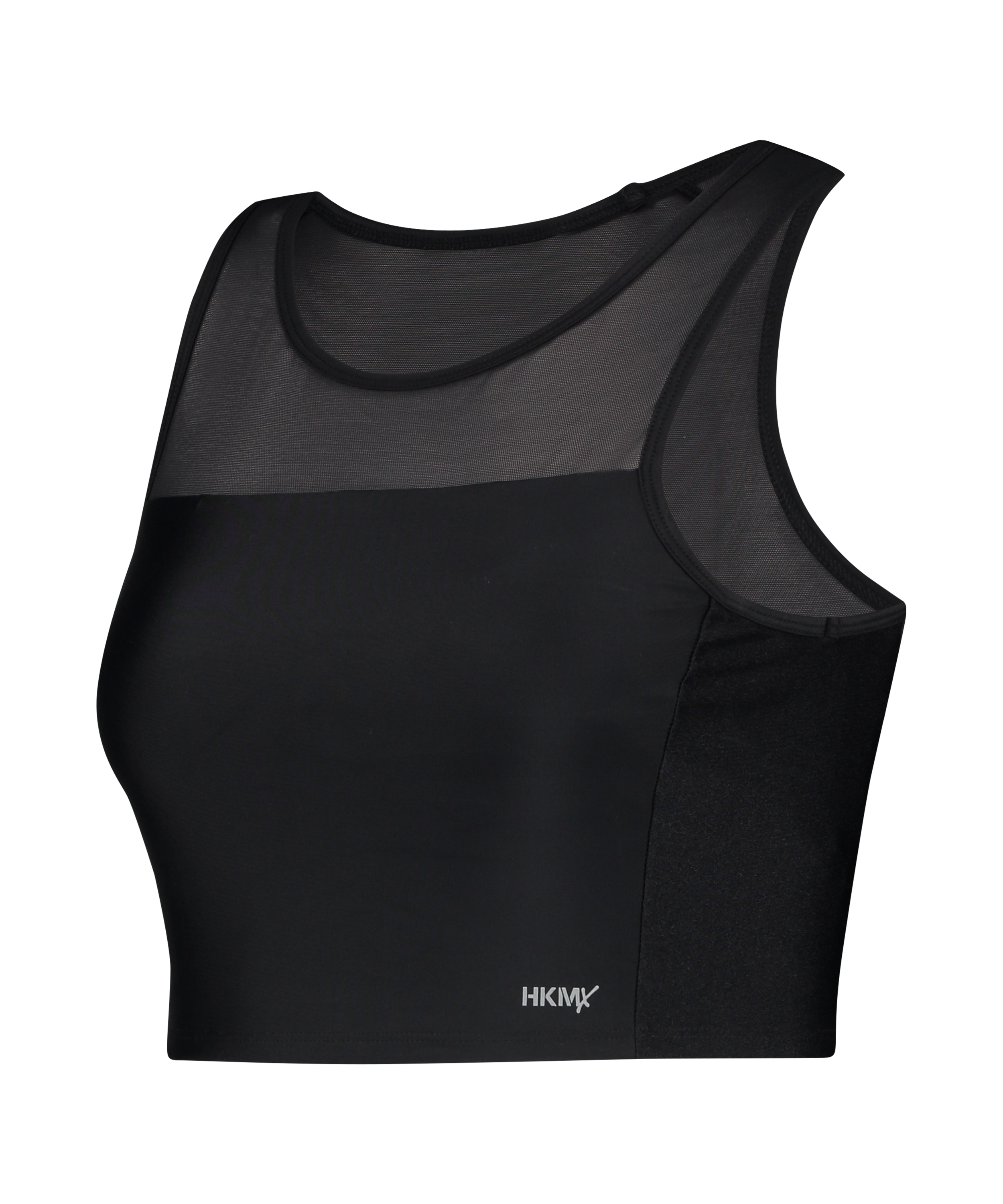 HKMX Sport cropped tanktop Shine on, Sort, main
