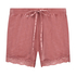 Shorts velour Lace, Lyser&oslash;d