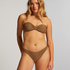 Højskåret Bikinitrusse Goldie Shimmer, gul