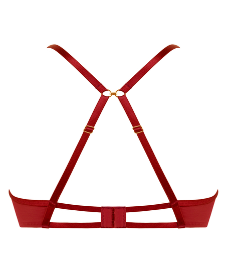 Ikke-formstøbt bøjle-bh Cinnamon, Rød