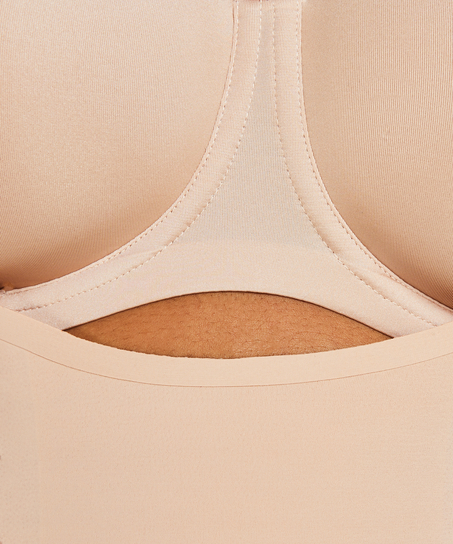 Opstrammende body med bølget kant - Level 3, Beige