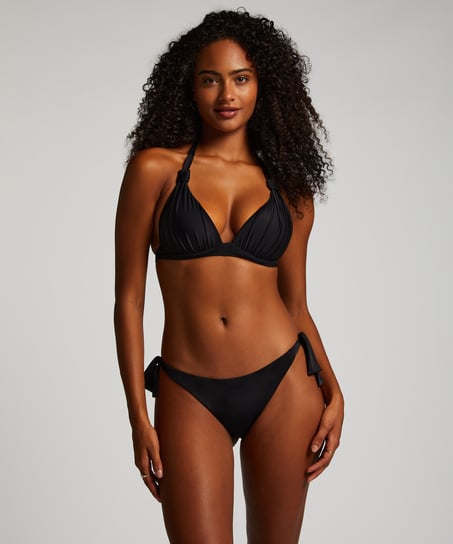 Triangle-bikinitop Luxe, Sort