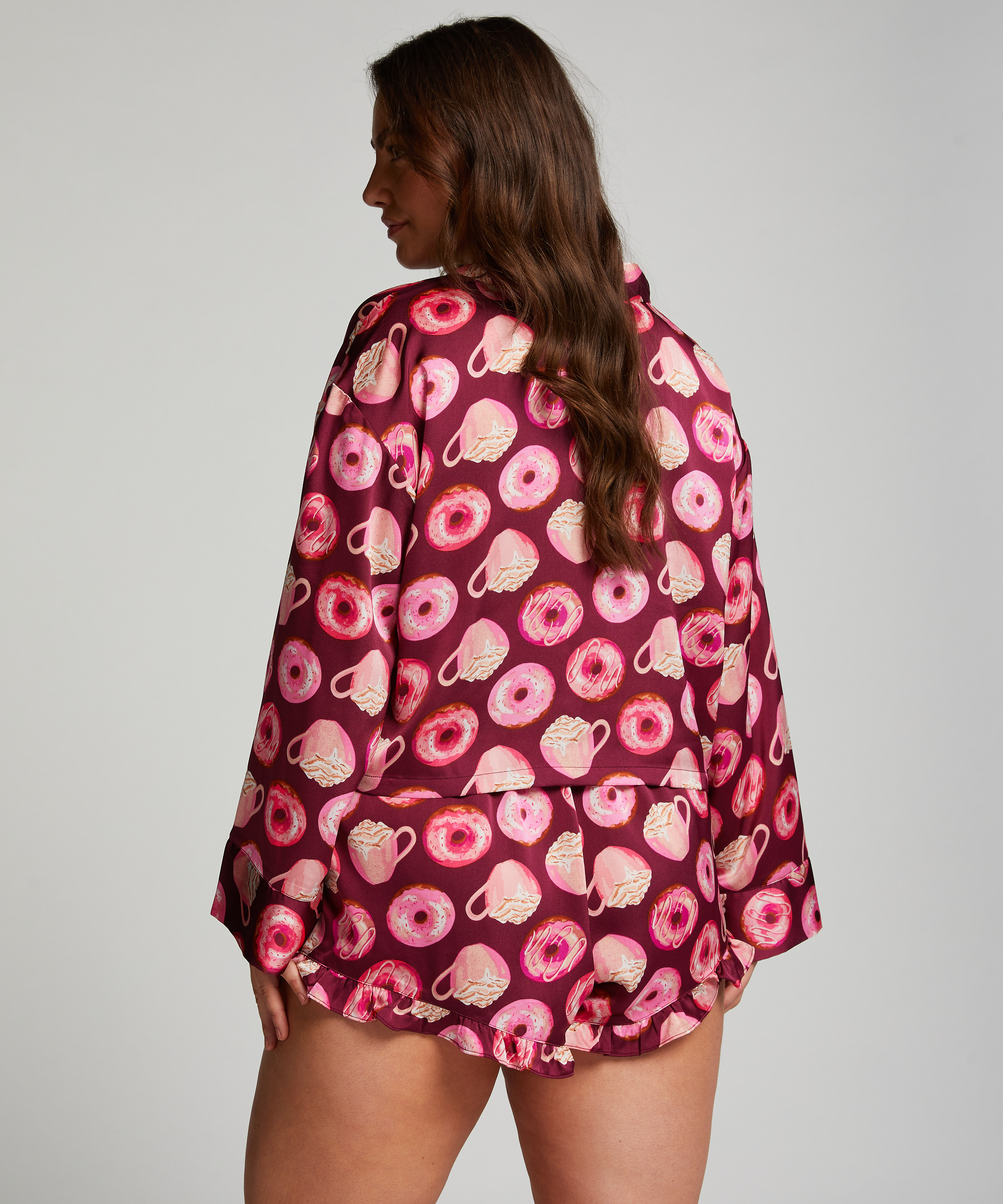 Satinshorts, lilla, main