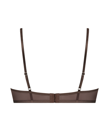 Ikke-formstøbt bøjle-bh Isabelle, Brun