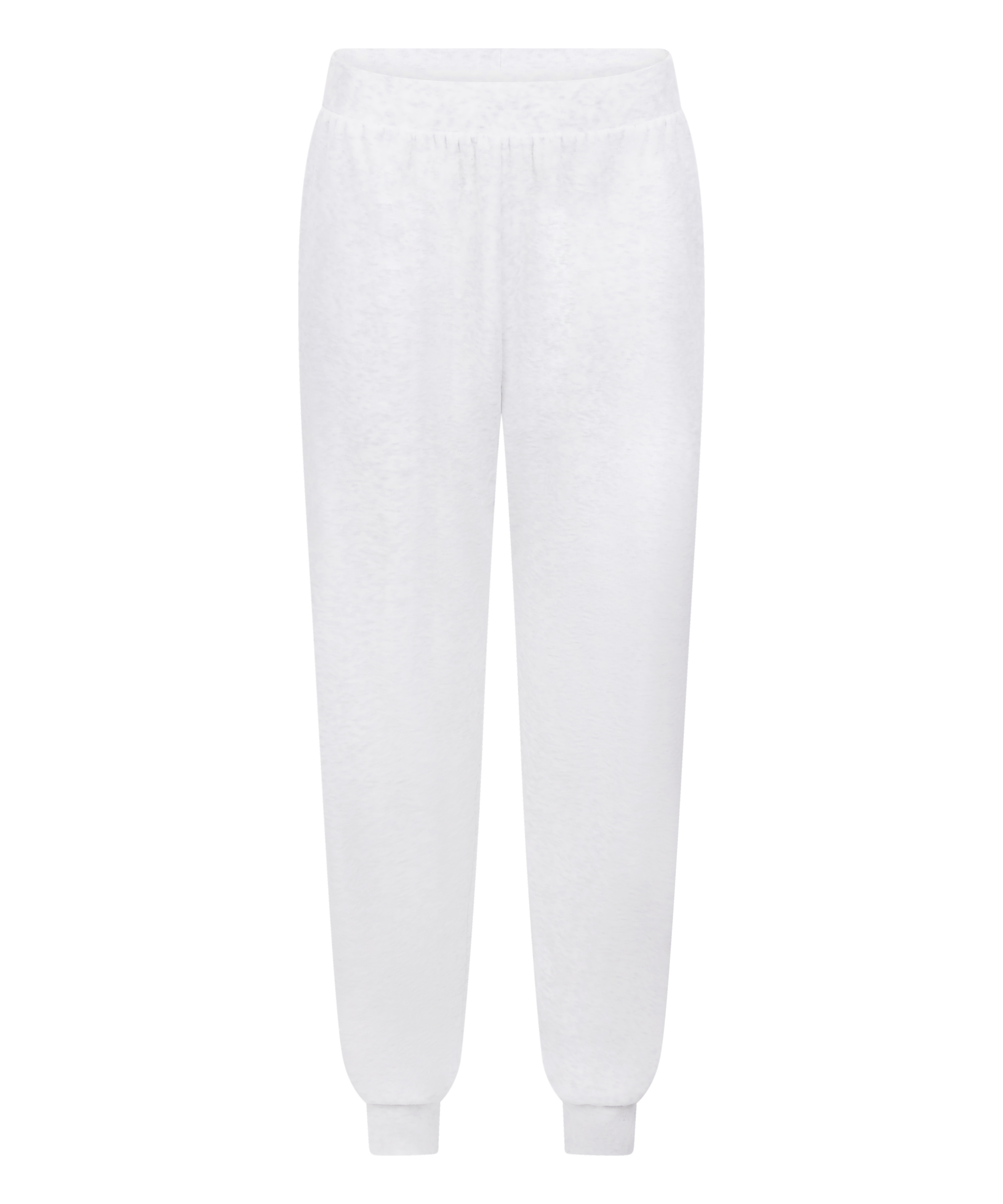 Joggingbukser i velour, Gr&aring;, main