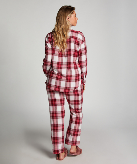 Petite pyjamasbukser af Flannel, Lyser&oslash;d