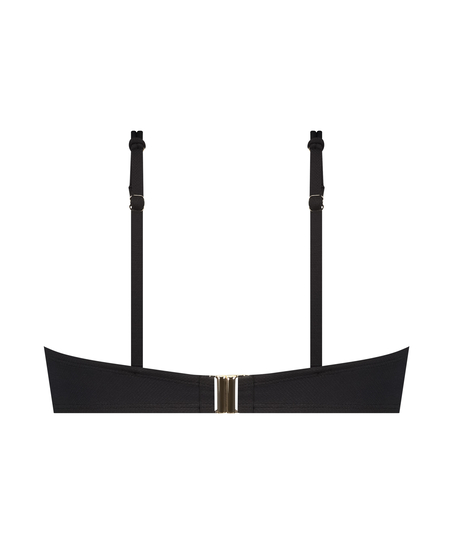 Bikinitop Holbox, Sort