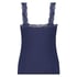 Top Rib Cami lace, Blå