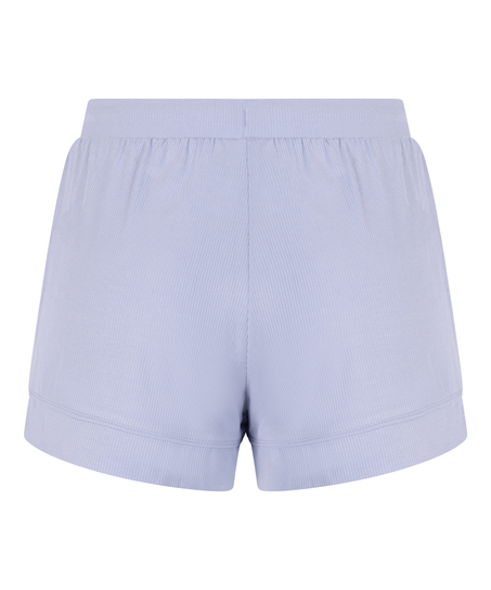 Short Jersey Rib Essential, blå