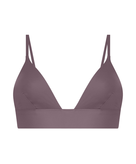 Smooth Triangle Bralette, Brun
