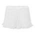 Plisse shorts, Hvid