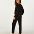 Petite Joggingbukser Velours, sort