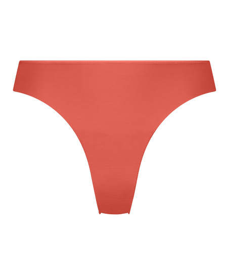 Usynlig g-streng Lace Back, Rød