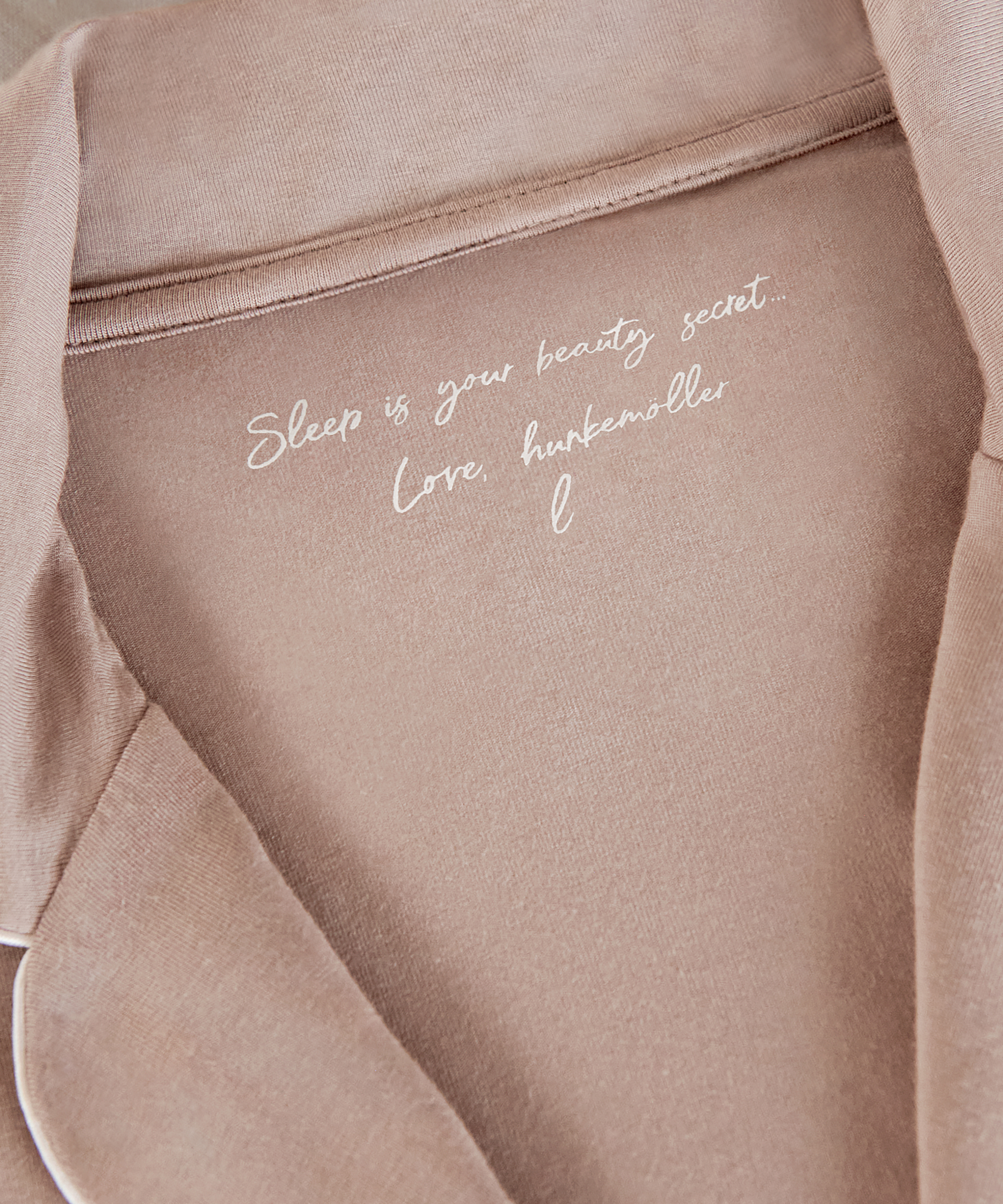 Langærmet jerseyjakke Essential, Beige, main