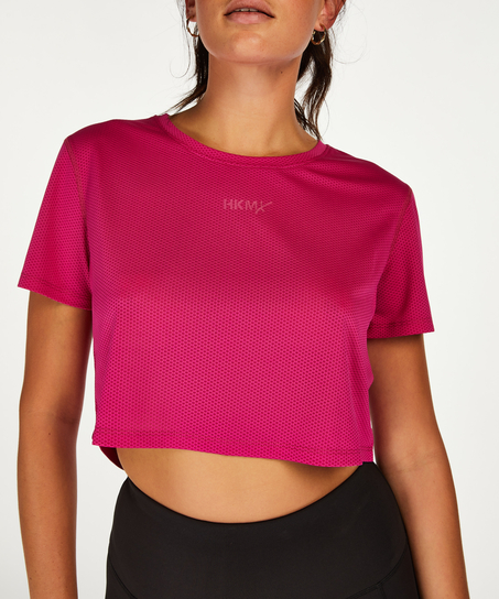 HKMX Croptop Mesh, Lyser&oslash;d