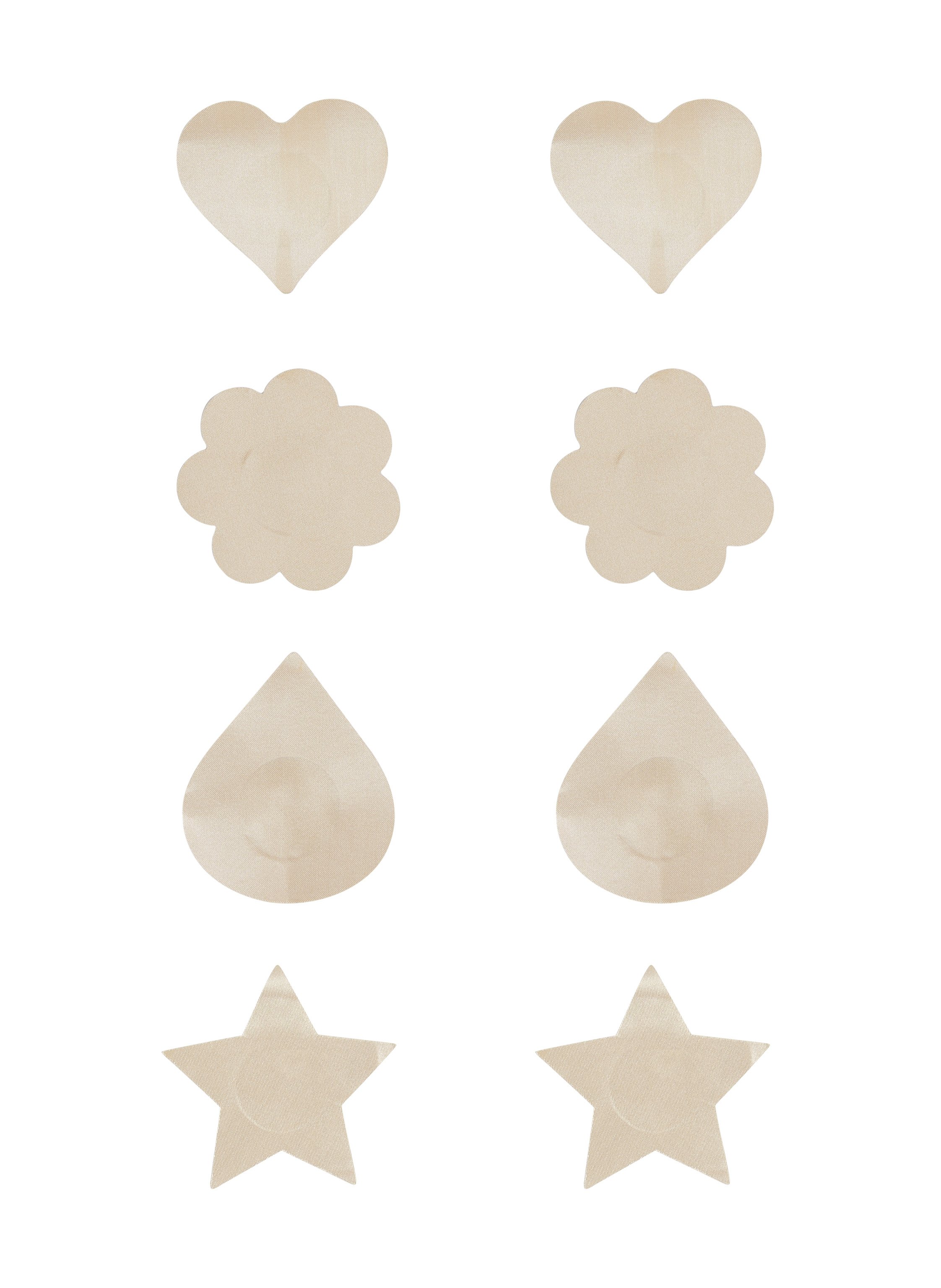 4-pak Brystvorteskjulere, Beige, main