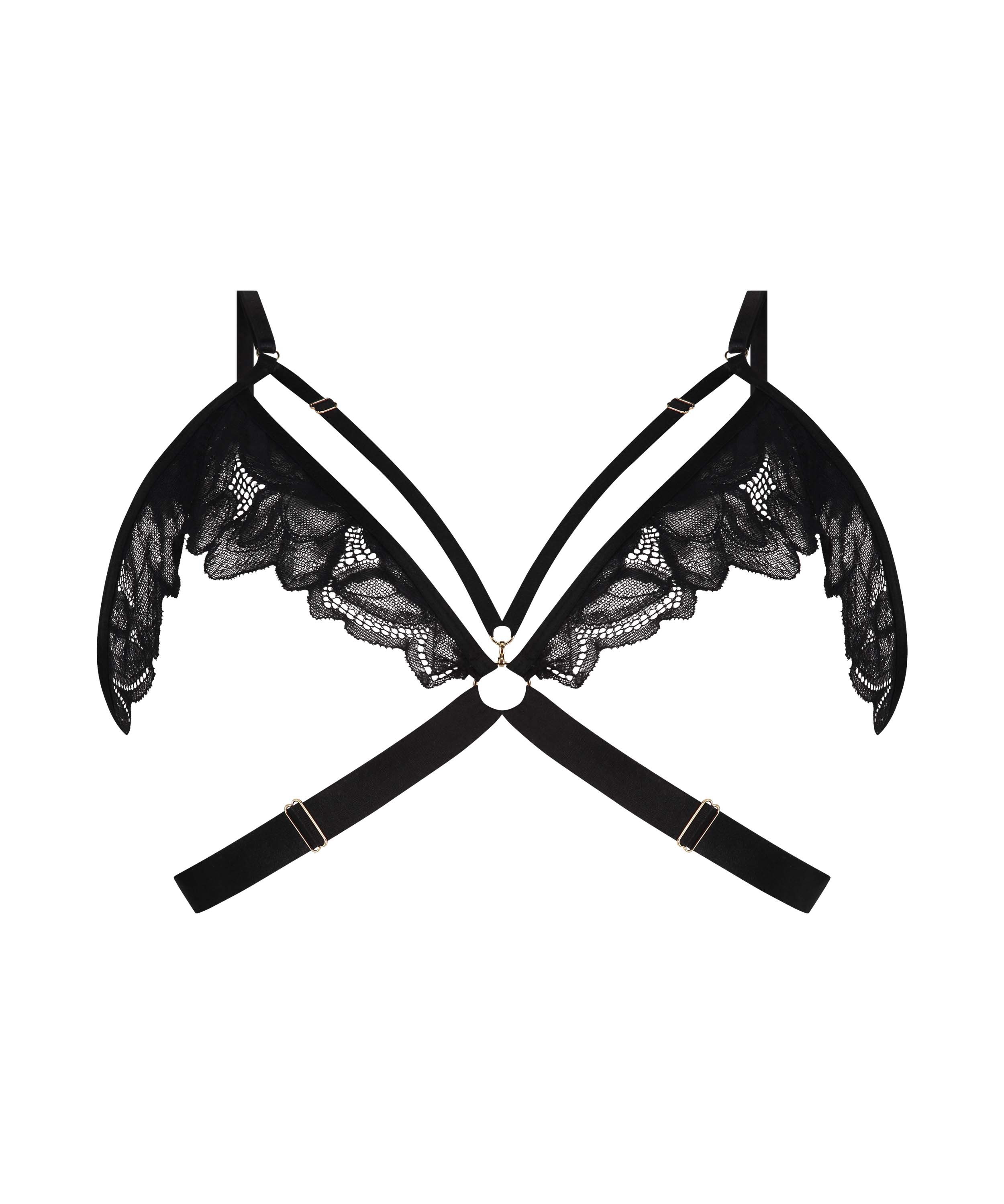 Bralette Billie, Sort, main