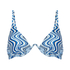 Ikke-formstøbt bikinitop med bøjle Hvar, blå