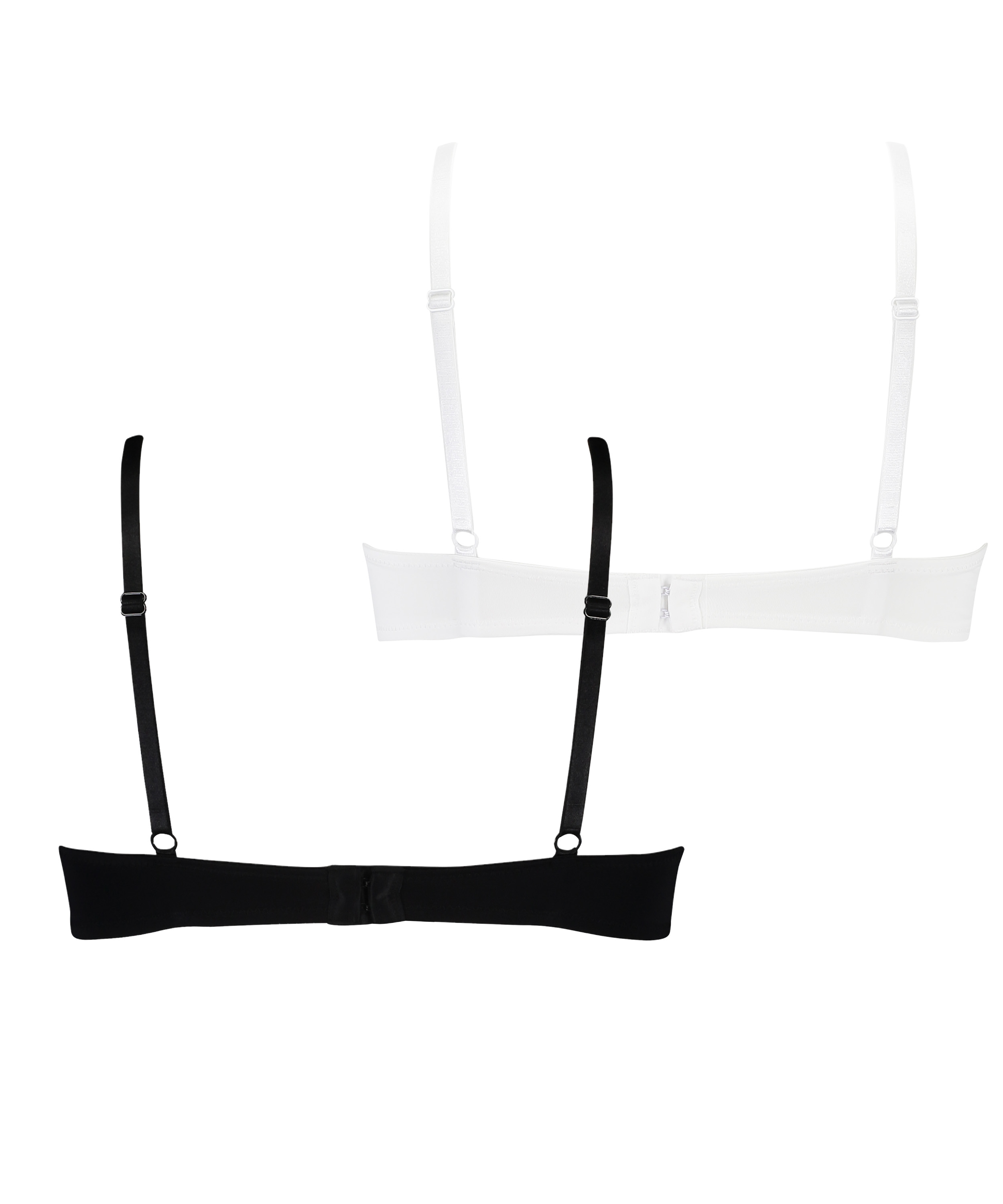 2-styks-pakke formst&oslash;bt b&oslash;jle-bh, Sort, main