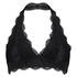 Halter Lace bralette, Sort