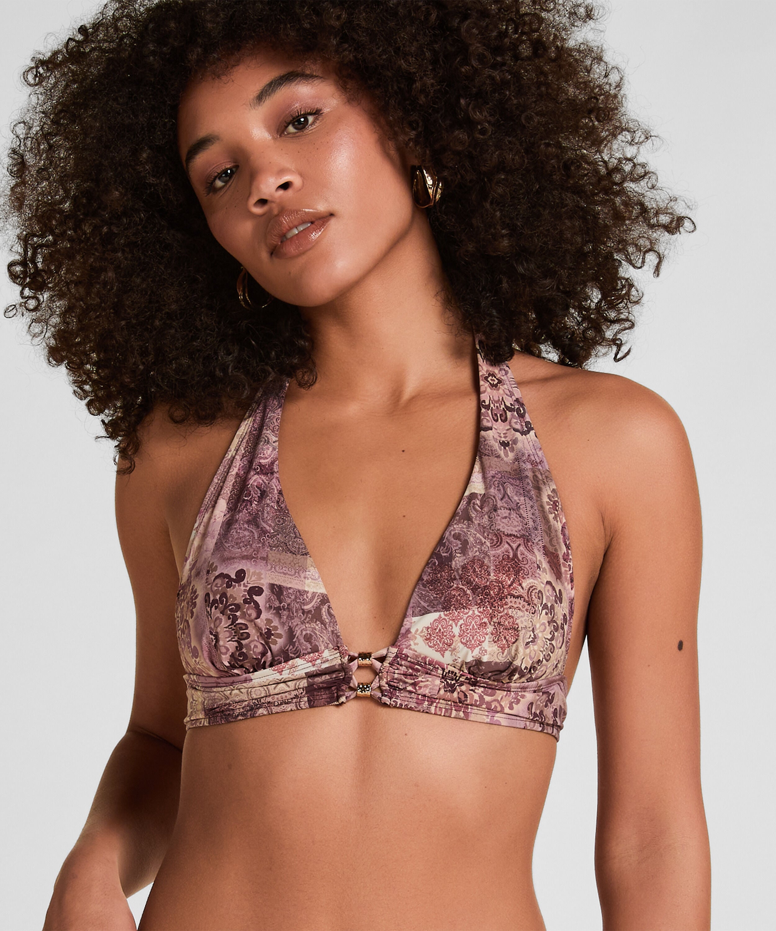Triangle Bikini Top Ibiza, Lilla Triangle Bikini Top Ibiza, Lilla