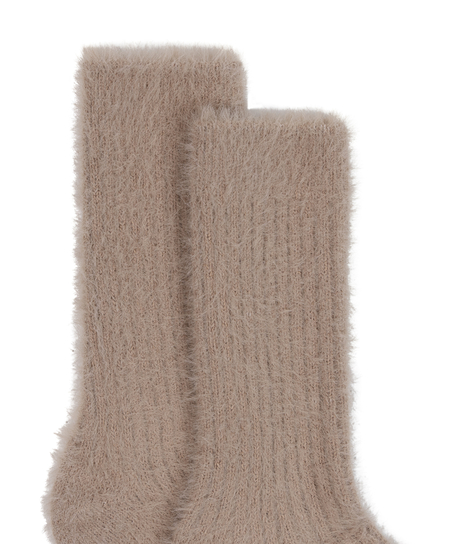 Liv fluffy sokker, Beige