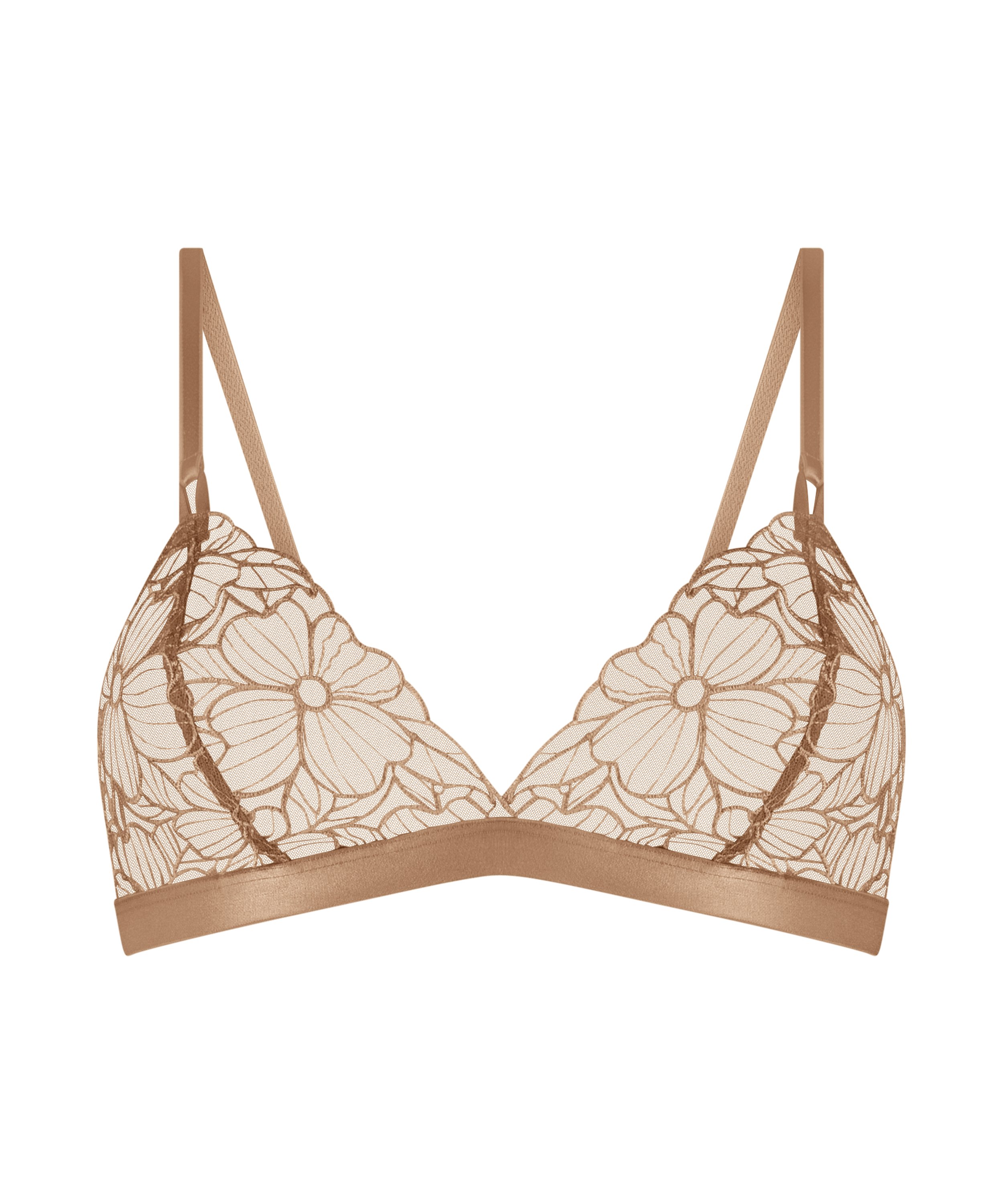 Bralette Anya, Brun, main