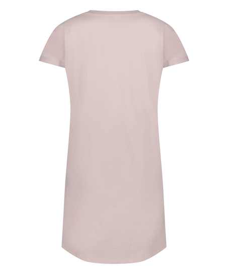 Natskjorte rund hals, Lilla