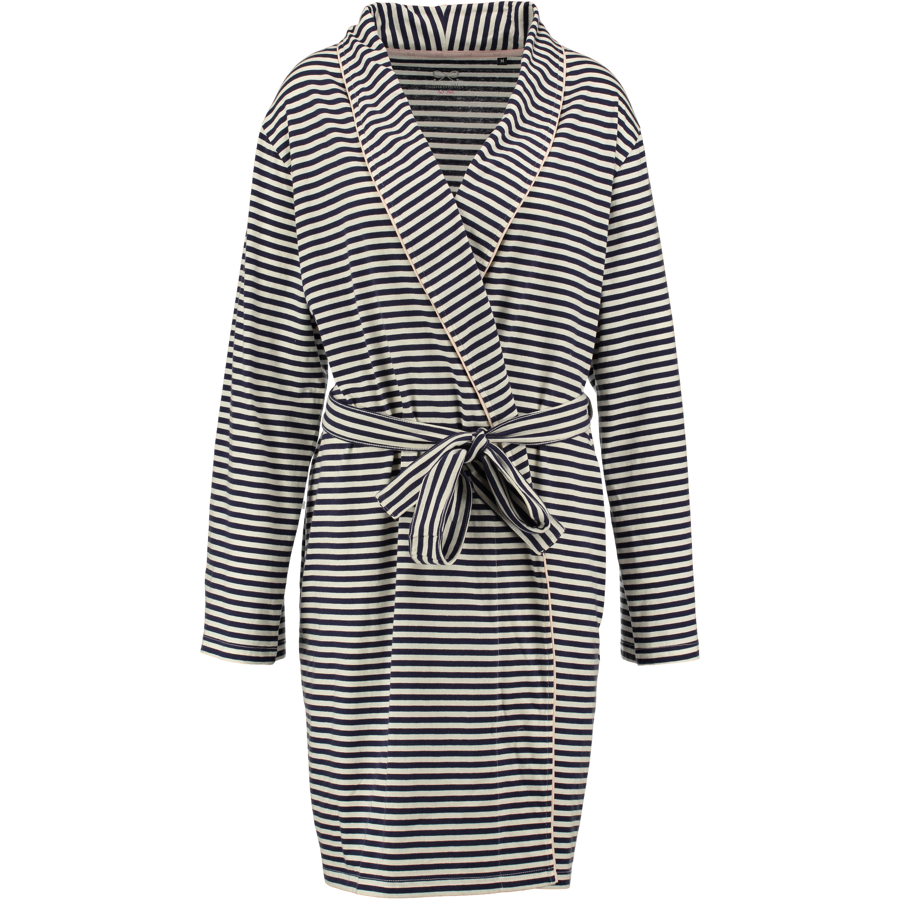 Bathrobe Jersey Robe, blå, main