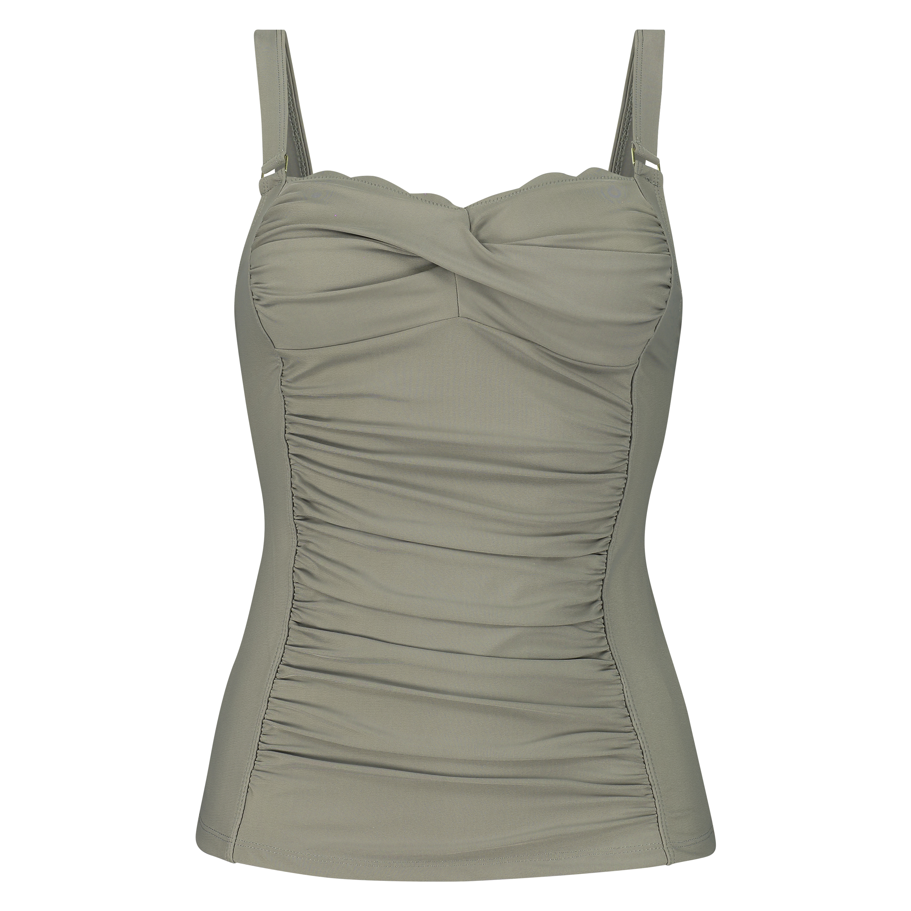 Scallop Glam tankini, Grøn, main