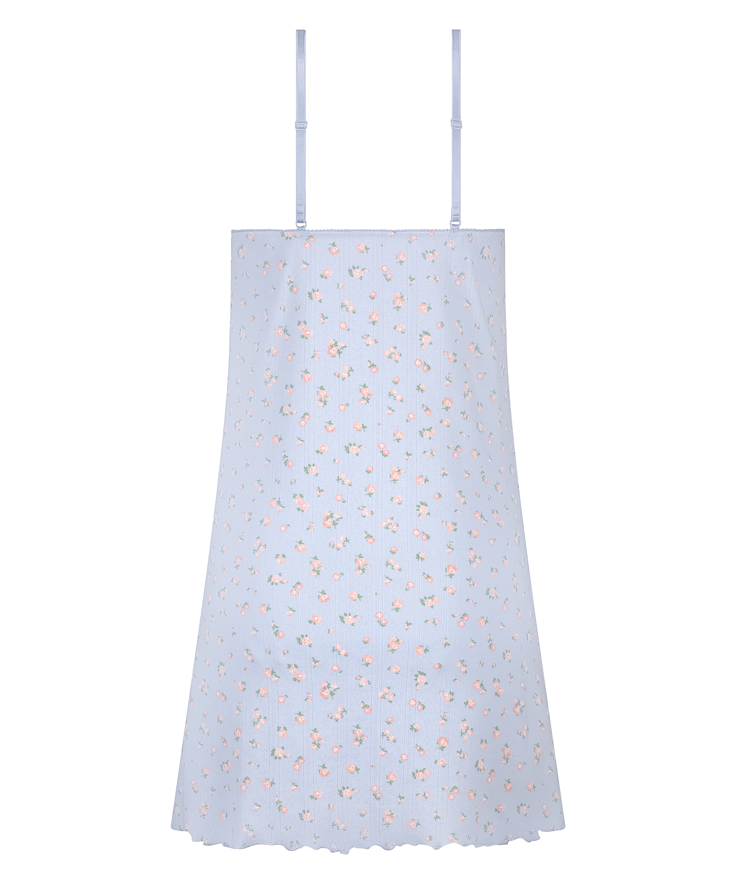 Pointelle underkjole, blå, main