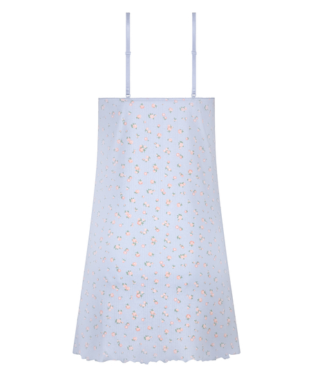 Pointelle underkjole, blå