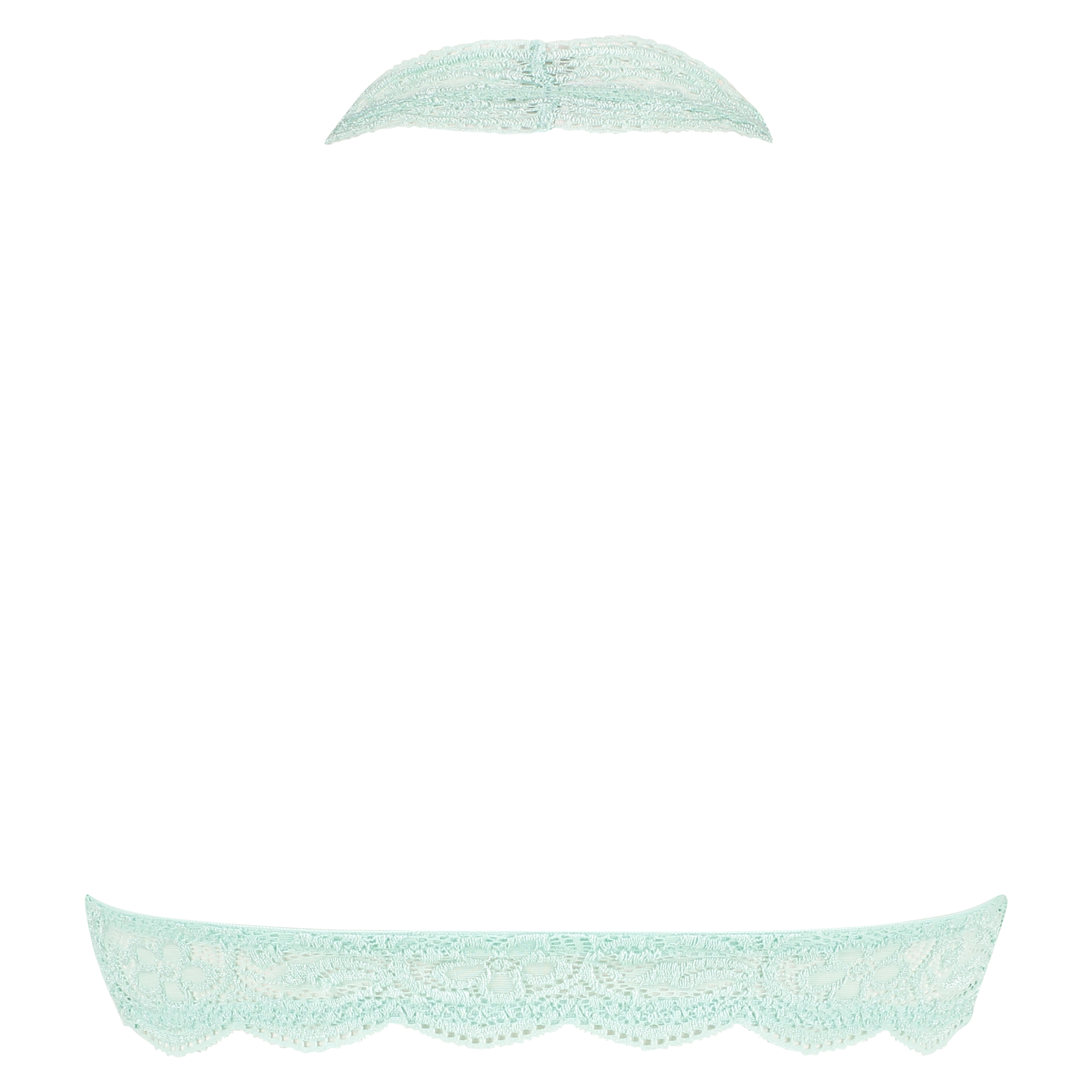 Halter Lace bralette, Grøn, main